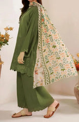 3 Piece Lawn Embroidered Suit (Unstitched)