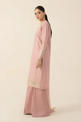 Dhanak Embroidered 3-Piece Suit with Chiffon Dupatta – ZB3133