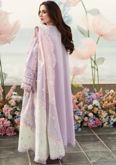 Embroidered Lawn 3-Piece Suit with Organza Dupatta – ZB1255
