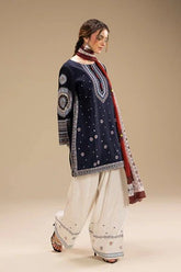 Embroidered Lawn 3-Piece Suit with Digital Jacquard Dupatta – ZB1415