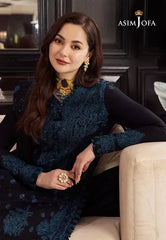 Embroidered Lawn 3-Piece Suit with Organza Dupatta – ZB1064