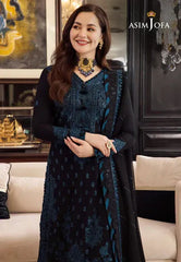 Embroidered Lawn 3-Piece Suit with Organza Dupatta – ZB1064