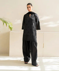 Baroque Dhanak 3-Piece Embroidered Suit with Chiffon Dupatta – ZB152