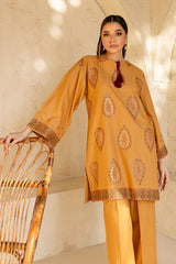 Batik Dhanak 2-Piece Suit with Sequin Embroidered Shirt & Trouser – ZB297