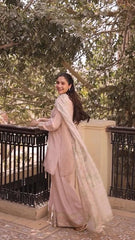 Embroidered Lawn 3-Piece Suit with Digital Jacquard Dupatta – ZB1422