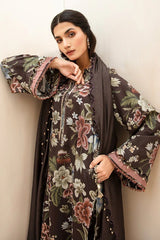 Baroque Printed Lawn 3-Piece Suit with Voile Dupatta – ZB1510