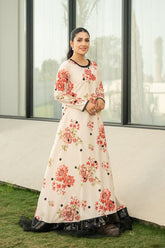 Luxe Digital Printed Silk 2-Piece Unstitched Suit – ZB853