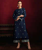 Dhanak Embroidered 2-Piece Ensemble – ZB147
