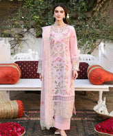 Embroidered Lawn 3-Piece Suit with Organza Dupatta – ZB1367