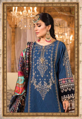 Luxe Heavy Embroidered 3-Piece Suit ( Unstitched)
