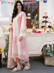 Embroidered Lawn 3-Piece Suit with Organza Dupatta – ZB1322