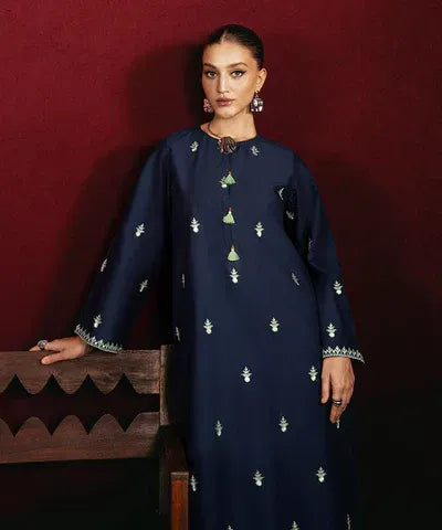 Dhanak Embroidered 2-Piece Ensemble – ZB147