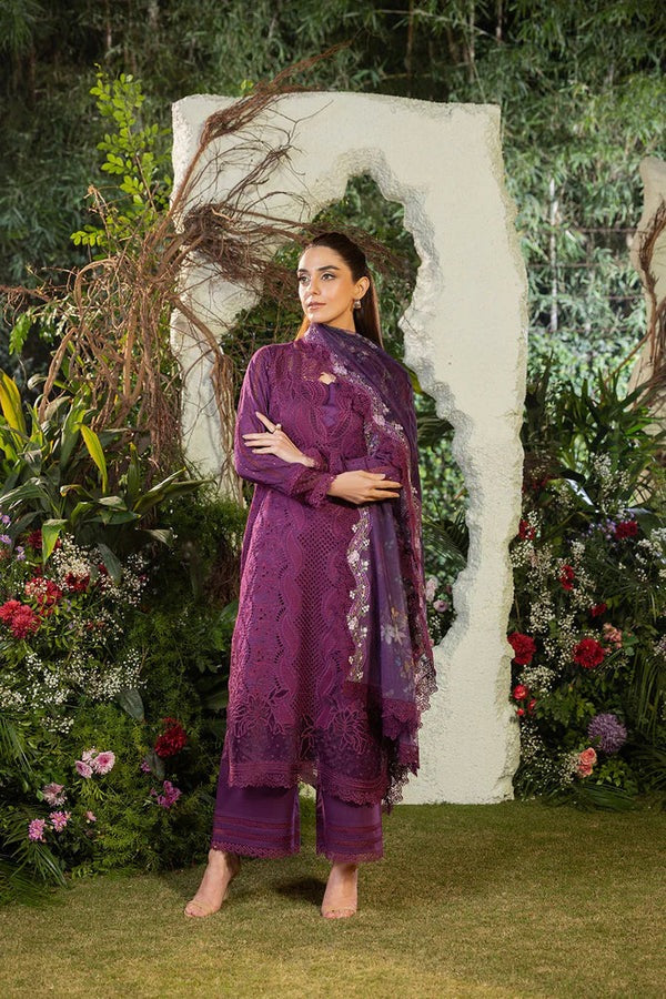 Dhanak 3PC Embroidered Suit – ZB935