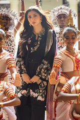 Embroidered Lawn 3-Piece Suit with Digital Jacquard Dupatta – ZB1403