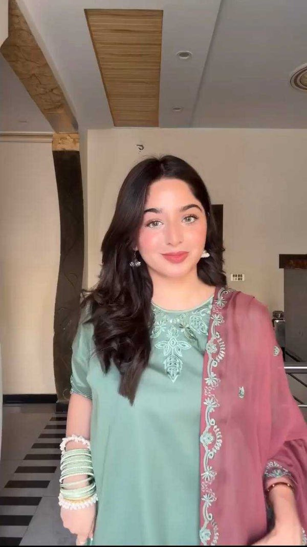 Dhanak 3PC Embroidered Suit – ZB938