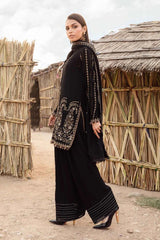 Embroidered Lawn 3-Piece Suit with Embroidered Dupatta – ZB1077