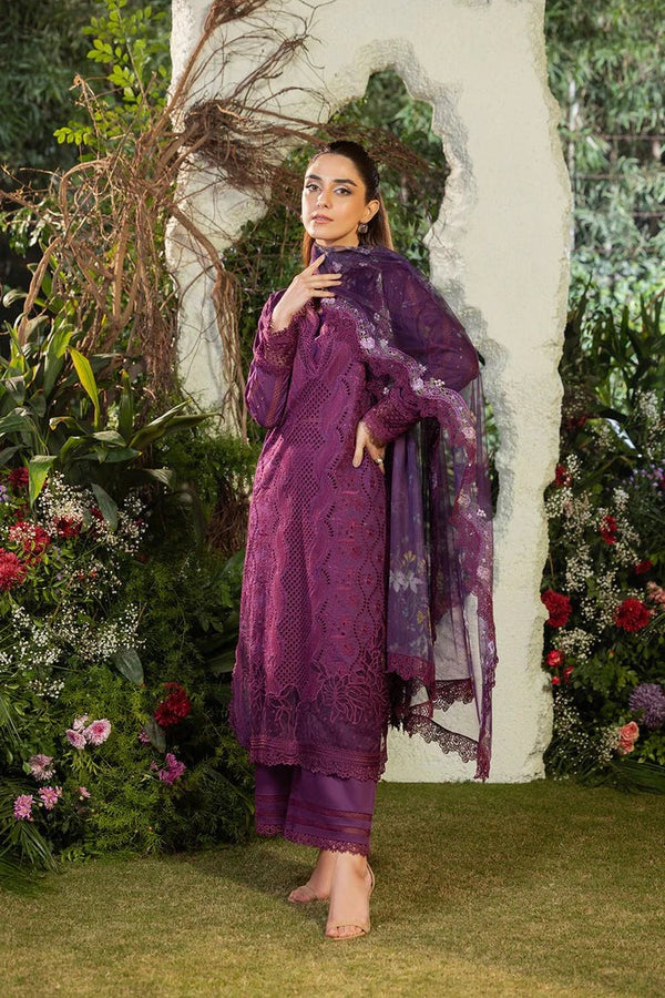 Dhanak 3PC Embroidered Suit – ZB935