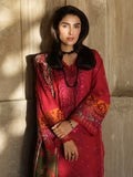 Dhanak Embroidered 3-Piece Suit with Digital Printed Wool Shawl – ZB3350