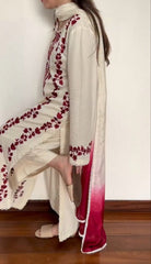 Dhanak 3PC Embroidered Suit – ZB925